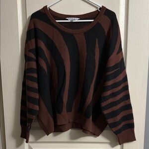 OPHELIA ROE | Women's Striped Sweater size 2X